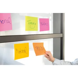 Post-it Post-it® Super Sticky Meeting Notes Haftnotizen extrastark farbsortiert, 6 Blöcke