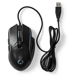 Nedis Gaming Mouse schwarz