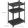 Relaxdays Schwerlastregal Stahl 90x60x40 cm schwarz 3 Ebenen