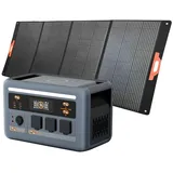 OSCAL Stromerzeuger Stromerzeuger PowerMax 1800W Tragbare Powerstation,1024Wh LiFePO4, 1,8 in kW, 11 Anschlüsse, Schnellladung für Camping Wohnmobil schwarz