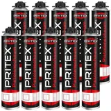 Pistolenschaum 10 x 750 ml Bauschaum Montageschaum
