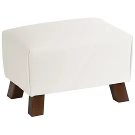 58 aufm Kessel Polsterhocker Kaylah Leder 0 x 0 x 0 cm Weiß