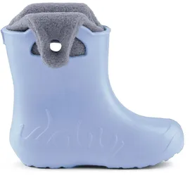 Ladeheid Eva Kinder Jungen Mädchen Gummistiefel Regenschuhe gefüttert Regenstiefel Gummischuhe LA-CA-04 (Hellblau, 34/35 Eu) - 34/35