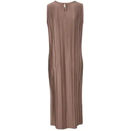 LASCANA Plisseekleid Sommerkleid Braun 38