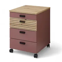 Innostyle Glenn Rollcontainer 45 x 66 x 55 cm rot