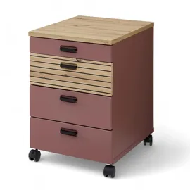 Innostyle Glenn Rollcontainer 45 x 66 x 55 cm rot