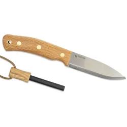 CASSTRÖM Swedish Forest Knife No.10 Eiche Sleipner Steel mit Feuerstahl