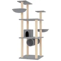 vidaXL Kratzbaum 141 cm grau