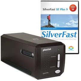 Plustek OpticFilm 8300i SE Filmscanner, Diascanner Staub- und Kratzerentfernung: Software Infrarot-Fernbedienung, LED-Beleuchtung