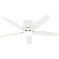 Hunter Fans Deckenventilator Valencia Weiß mit LED & Fernbedienung,