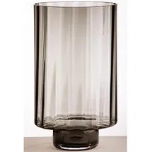 Gilde Windlicht Novus Kerzenhalter aus Glas, braun