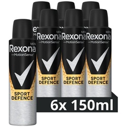 Rexona Deo-Set Rexona Men MotionSense Deo Spray 6x 150ml Deodorant Männerdeo
