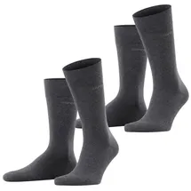 Esprit Herren Socken Basic Uni 2er Pack - grau - 39|42|41|40