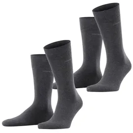 Esprit Herren Socken Basic Uni 2er Pack - grau - 39|42|41|40