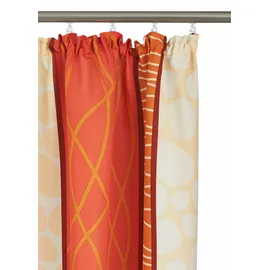 OTTO home Vorhang OTTO HOME "Gosen" Gr. 4, orange (terra), B:140cm H:245cm, Microfaser, Polyester, Gardinen, Gardine, Fertiggardine, 2er Pack