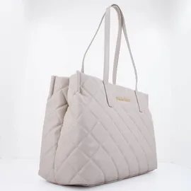 Valentino Ocarina Shopper Synthetik Beige/Weiß