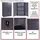 MCW Aktenschrank 140 x 90 x 40 cm grau