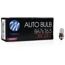 Glühlampe M-TECH T6.5 BA7s 3W 24V