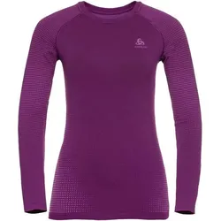 ODLO Damen Baselayer "Performance Warm Eco", charisma - purple cactus flowe, L