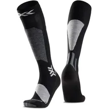X-Socks Ski Discover 2 Paare Schwarz/Hellgrau 35-38