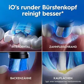 Oral-B iO Series 2 Night Black + Reiseetui + Aufsteckbürsten-Etui