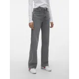 Vero Moda Tessa Wide Ra206 Hochtaillierte Jeans Medium Grey Denim 27 34