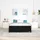 vidaXL Boxspringbett 160 x 200 cm Schwarz
