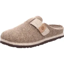 ROHDE Damen Pantoffel Filz Hausschuh Klettverschluss Wechselfußbett D.Meran 6812, Größe:38 EU