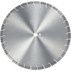VEVOR Diamantsägeblatt Betonsägeblatt Nass/Trocken Schräge Zähne 45cm