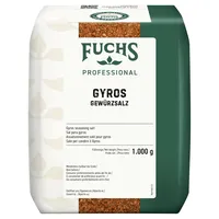 Fuchs Professional - Gyros Gewürzsalz | Gewürz für griechische Fleisch-Gerichte | Profi-Qualität für Großverbraucher | 1 kg im recyclebaren Beutel