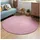 Steffensmeier Teppich Bali | 100% Baumwolle, Rosa meliert, handgefertigt, Größe: Ø 120 cm | Flur, Eingangsbereich, Wohnzimmer