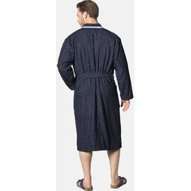Jan Vanderstorm Bademantel Trifred Dunkelblau/Weiß 5XL