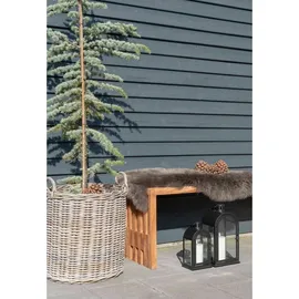House Nordic Aufbewahrungskorb Indo 50 x 50 x 50 cm Braun