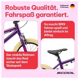 S'COOL XtriX mini 16 Zoll RH 25 cm lila