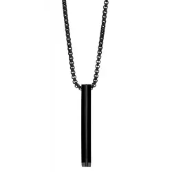 Kette mit Anhänger ADELIA ́S "Neuheit 2025 - Unisex Edelstahl Halskette mit Anhänger", lila, Halsketten, Damen, unbekannt, Edelstahl