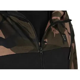 Fox International Lw Split Reißverschlusspullover - Black / Camo - 3XL