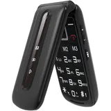 uleway Seniorenhandy Klapphandy Mobiltelefon mit großen Tasten und ohne Vertrag, Dual SIM Rentner GSM Handy mit SOS Notruftaste Großtastenhandy