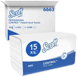 Scott Scott® Papierhandtücher 6663 CONTROL Interfold-Falzung 1-lagig 3.180 Tücher