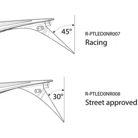 Rtech Universal-LED-Kennzeichenhalter Devil Racing schwarz