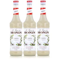 Monin Sirup Jasmine 0,7L - Cocktails Milchshakes Kaffeesirup (3er Pack)