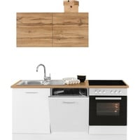 Held MÖBEL Küchenzeile »Kehl«, ohne E-Geräte, Breite 180 cm, für Geschirrspülmaschine, weiß
