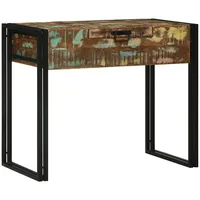 VidaXL Frisiertisch 90x50x75 cm Massivholz Reclaimed