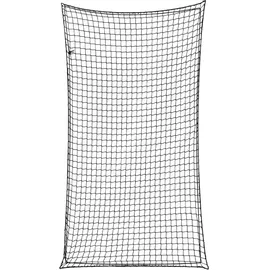 vidaXL Anhängernetz, Hängernetz mit Gummiseil, Abdecknetz für Anhänger, Transportnetz Ladungssicherungsnetz Gepäcknetz, Schwarz 4,5x2,5m PP