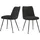 SIT Möbel 4-Fußstuhl Polyester schwarz 2er Set