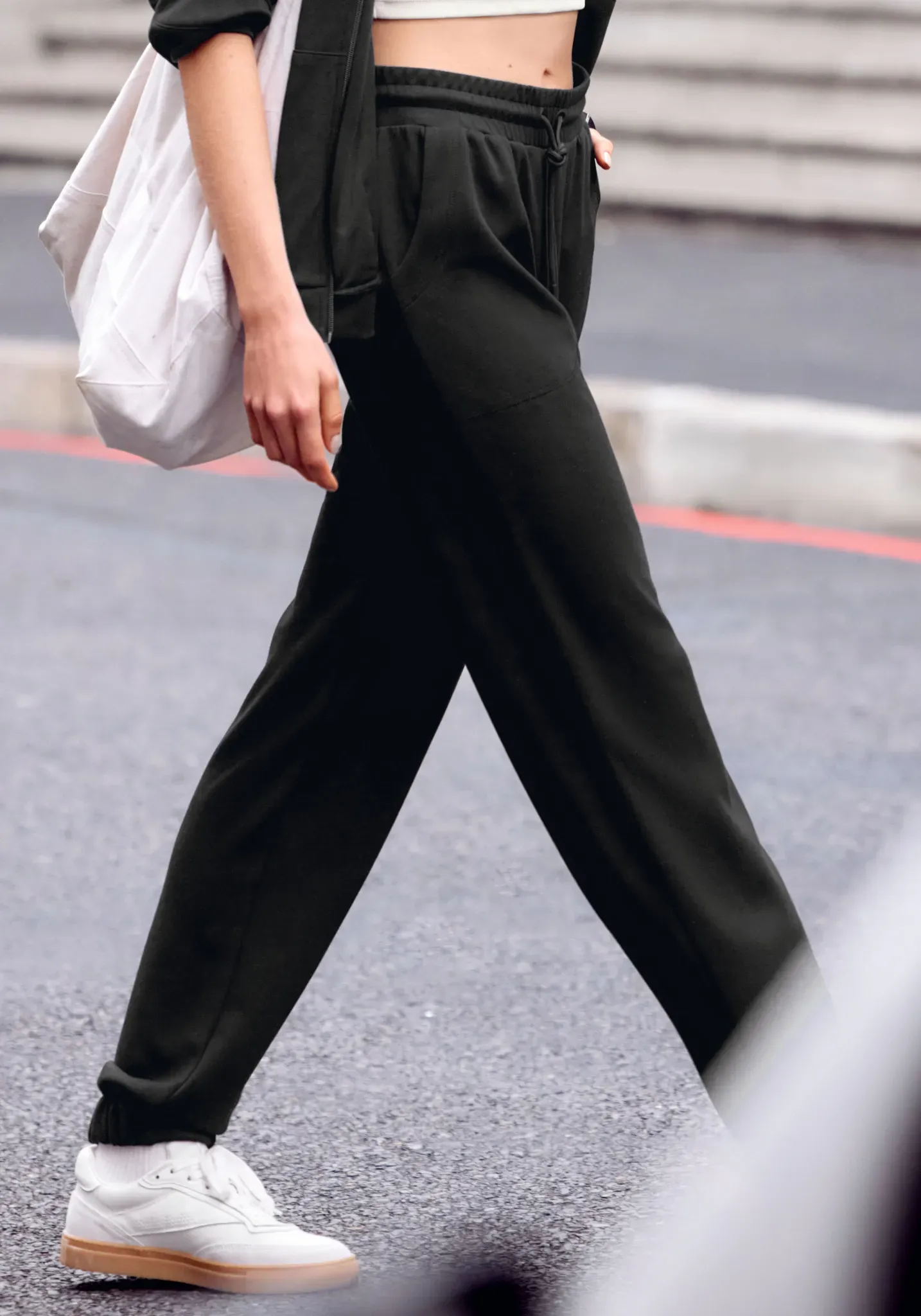 Loungehose COPENHAGEN STUDIOS, Damen, Gr. 32/34, N-Gr, schwarz, Sweatware, Obermaterial: 54% Modal, 40% Polyester, 6% Elasthan, unifarben, lang, Hosen Loungehose, extra softes Material