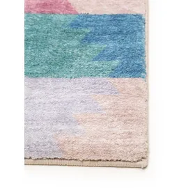 benuta pop Teppich Mehrfarbig, Textil, Abstrakt, Rechteckig, 80x150 cm Gots, wasserabweisend, Teppiche , Böden, Teppiche