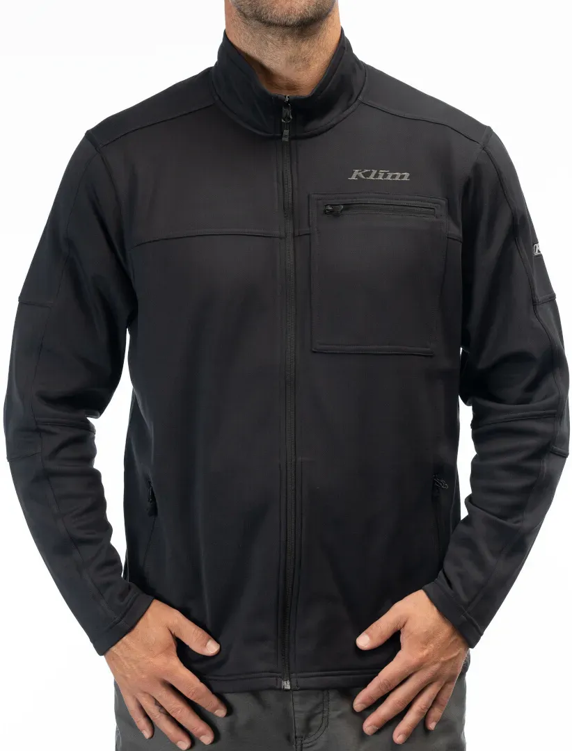 Klim Glacier Fleece jas, zwart, XL Voorman