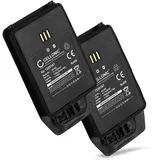 CELLONIC 2X Ersatzakku für Ascom D81, Avaya DECT 3749, Aastra DT413 Telefon Ersatz Akku 1220187, 1100mAh wiederaufladbare Batterie Telefonakku