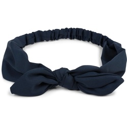 styleBREAKER Haarband, 1-tlg., Einfarbiges Haarband mit Schleife blau