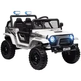 aiyaplay Kinder Elektroauto Geländewagen weiß (1-tlg)
